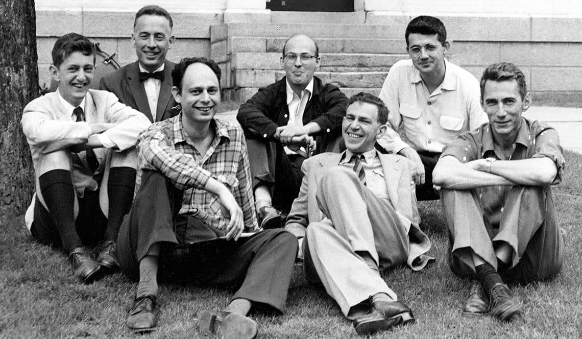Participants of the 1956 Dartmouth Summer Research Project on Artificial Intelligence.